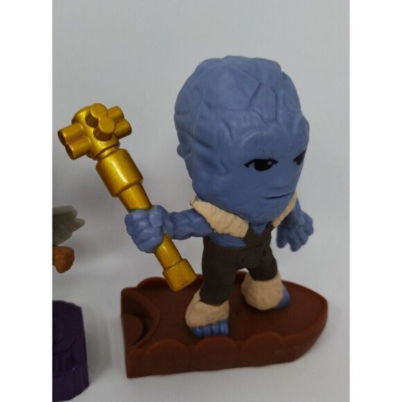 2019 Mcdonalds Toys Groot Hulk Iron Man Hulk Buster Bucky Falcon Korg Moving - Picture 7 of 7